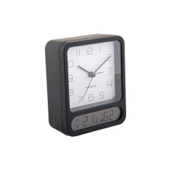 Budík Karlsson KA5954BK Duo, 12cm
